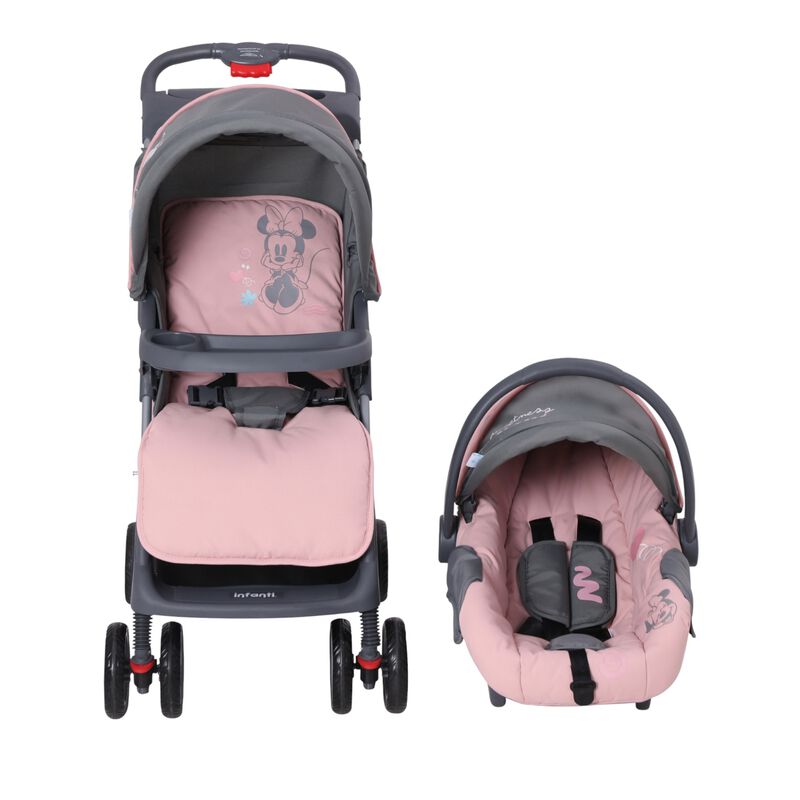 Carriola Para Bebe Disney Minnie Con Portabebé ... image number null