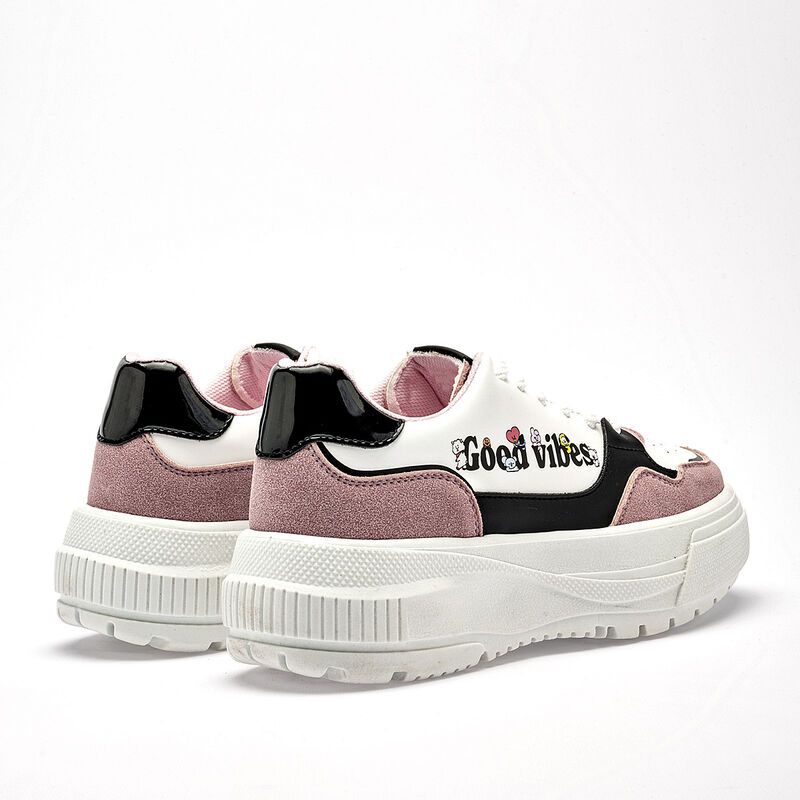 Yuyin tenis para mujer blanco rosa negro cod 14... image number null