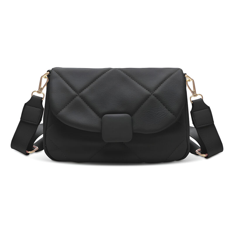 Bandolera Adultos Negro Cuero PU image number null