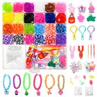 Kit De Pulseras De Goma El&aacute;stica Xkdous, M&aacute;s De 1400 Bandas De Goma, 24 Colores