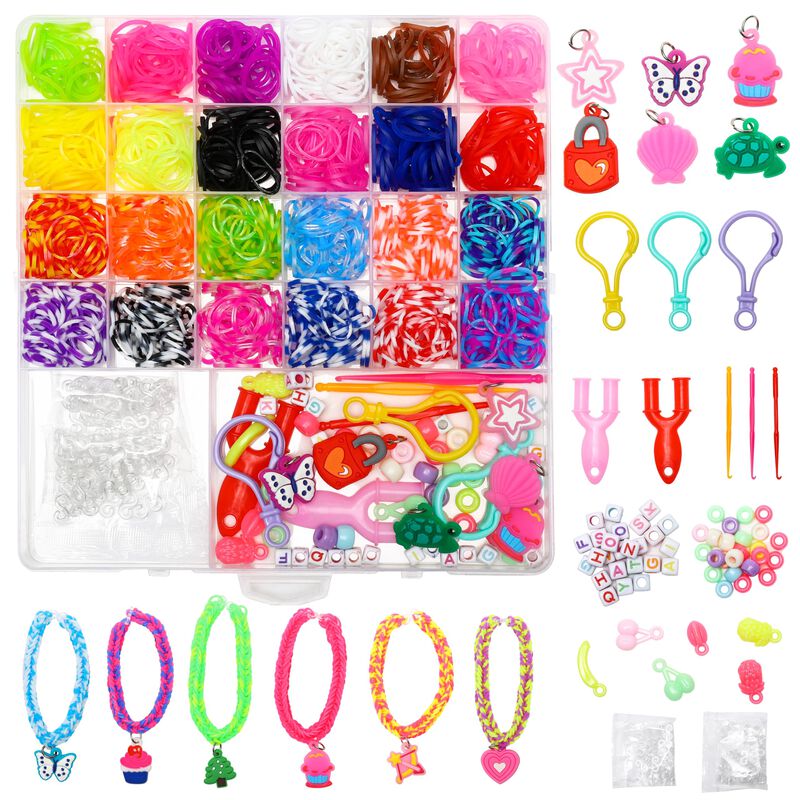 Kit De Pulseras De Goma El&aacute;stica Xkdous, M&aacute;s De... image number null