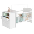 Cuna Con Comoda Skal Baby Color Blanco Premium BB04