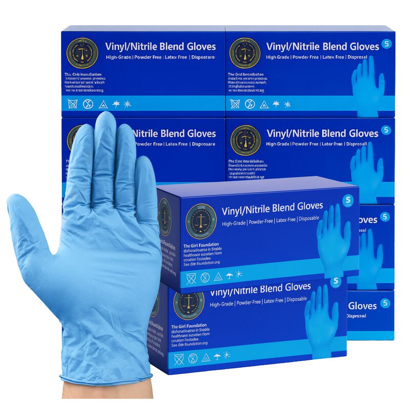 Caja con 1,000 Guantes Desechables Mezcla Vinil... image number null