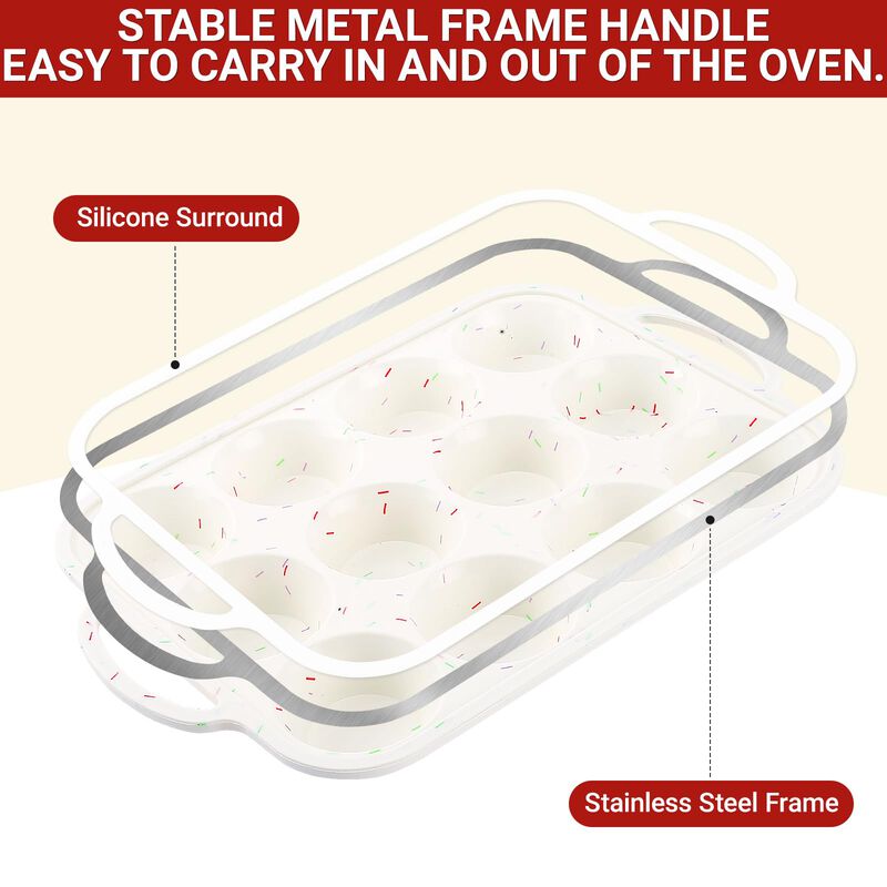 Molde Para Muffins Redfly De 12 Cavidades, Pack... image number null