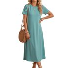 Vestido Midi Casual Malabis Ves-1037 Verde Claro