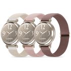 Correa de Reloj Conidido de Nylon 14mm para Garmin Lily 2 - Pack de 3