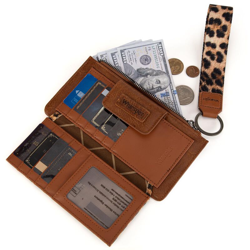 Cartera Wrangler Brown Para Mujer, Rfid, Con Mo... image number null
