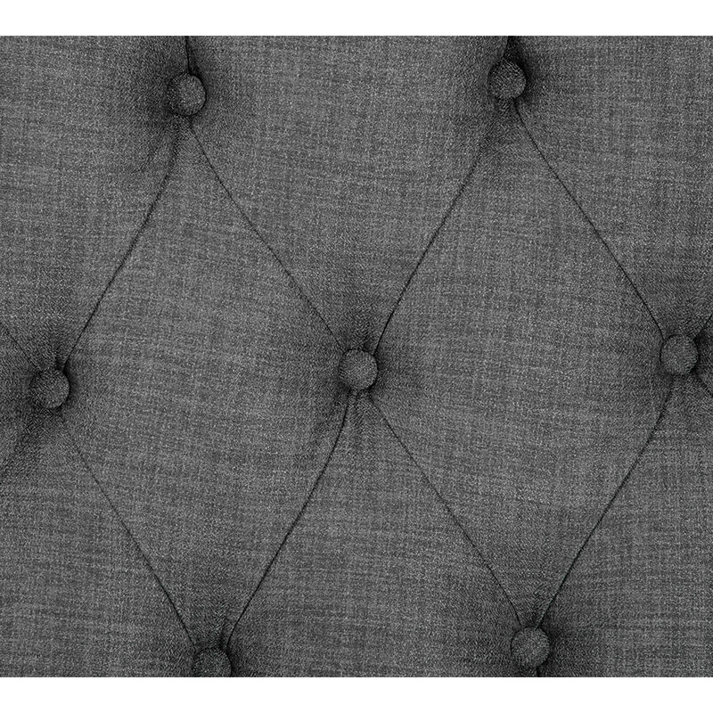 Cabecera Matrimonial Trinity Arlo Gris Oscuro image number null