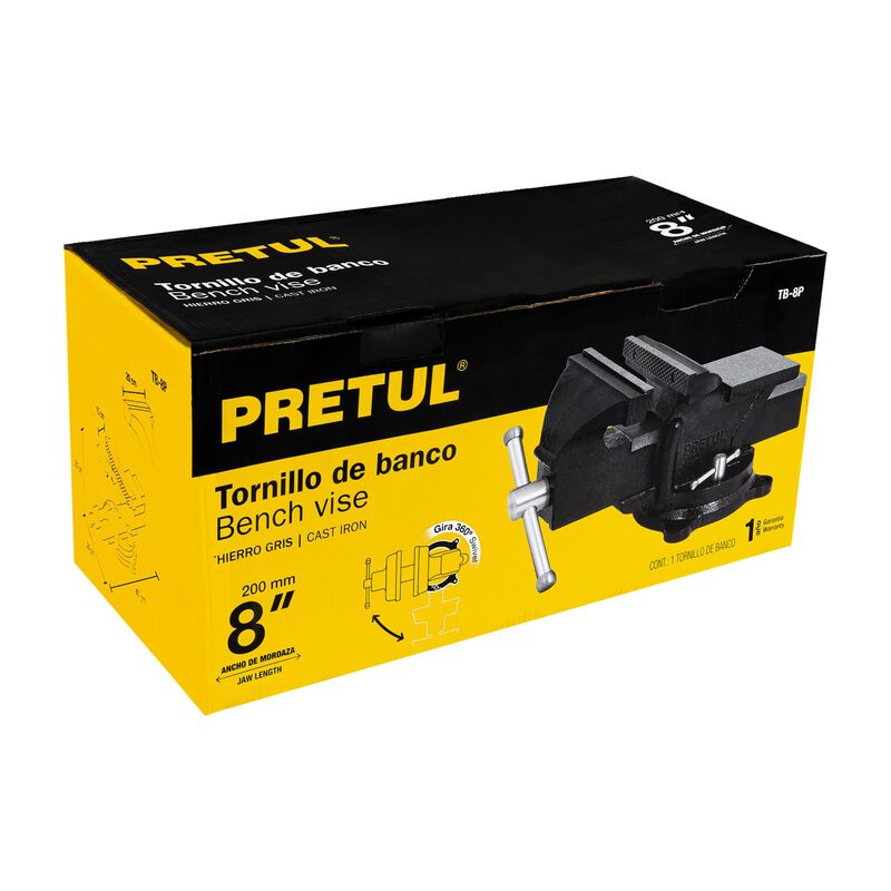 Tornillo de Banco 8' de Hierro Gris Pretul image number null