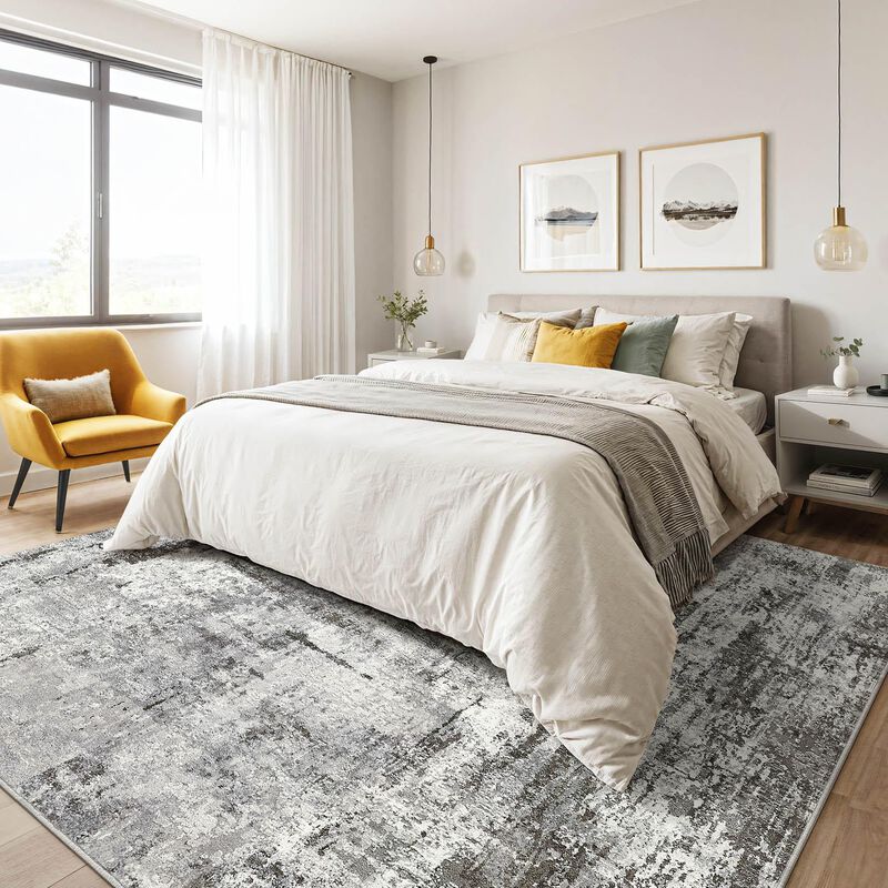 Alfombra Loongrug 178x254 Cm Lavable Moderna Ab... image number null