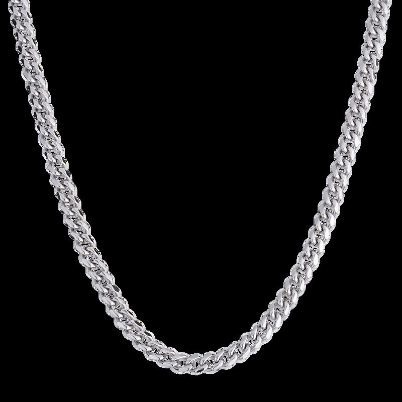 Cadena Hombre Cubana Joyer&iacute;a Acero Inoxidable R... image number null
