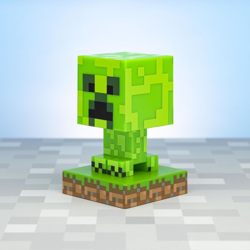 L&aacute;mpara 3d Night Light Paladone Minecraft Creep... image number null