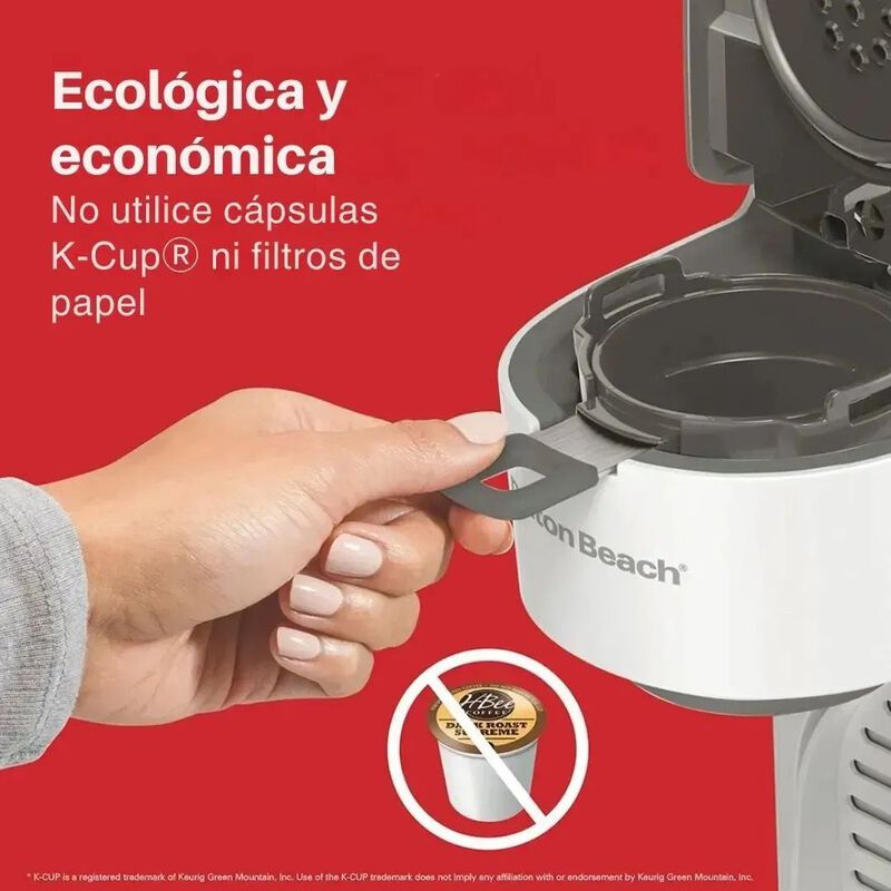Cafetera Hamilton Beach Scoop Caf&eacute; Molido 14 oz image number null