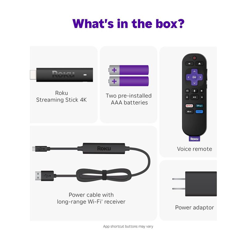 Streaming Stick Roku 4k 3820rw Negro image number null