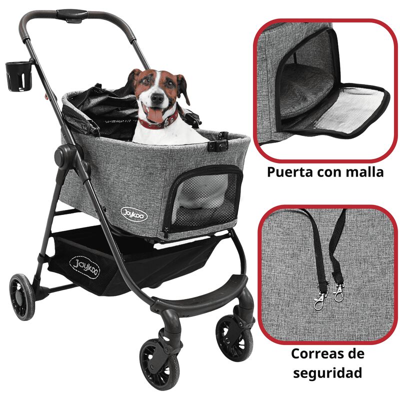 Carriola para Mascotas Cochecito para Perros y ... image number null