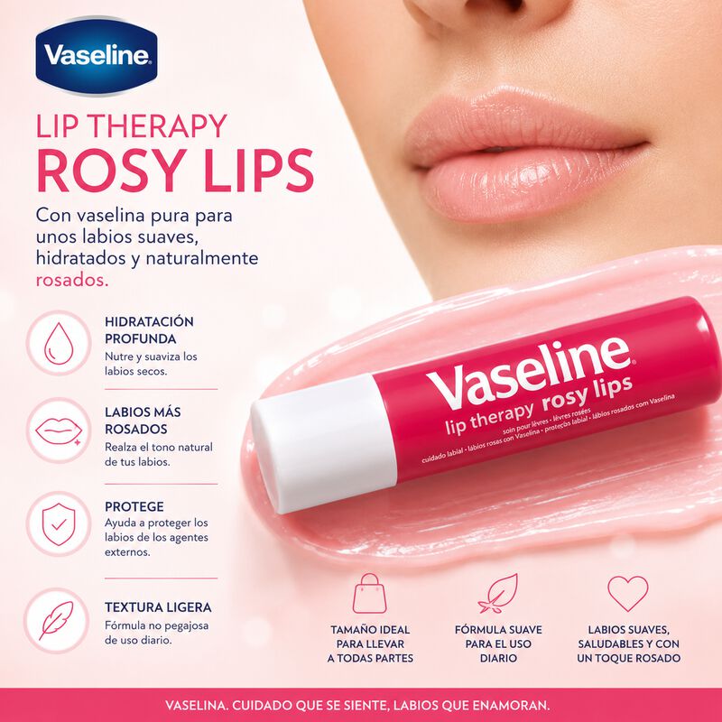 Vaseline Lip Therapy Rosy Lips image number null