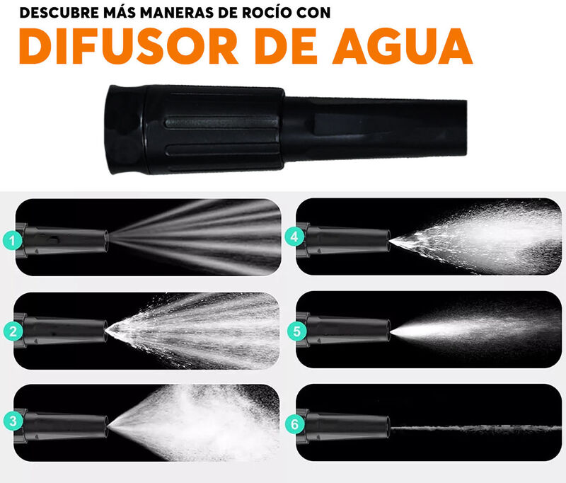 Manguera Expandible Acero Inoxidable 15m Con Pi... image number null