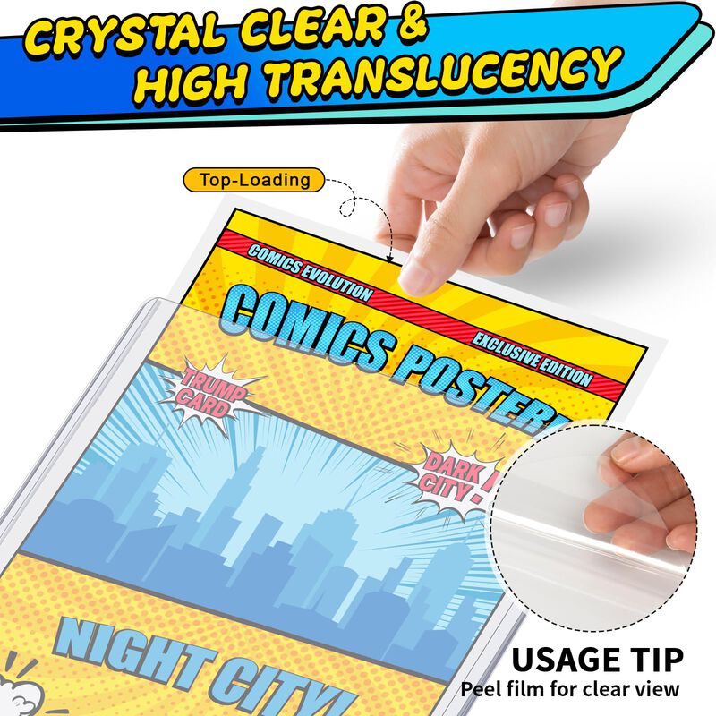 Fundas R&iacute;gidas Para C&oacute;mics Workarc Pack De 10 (... image number null