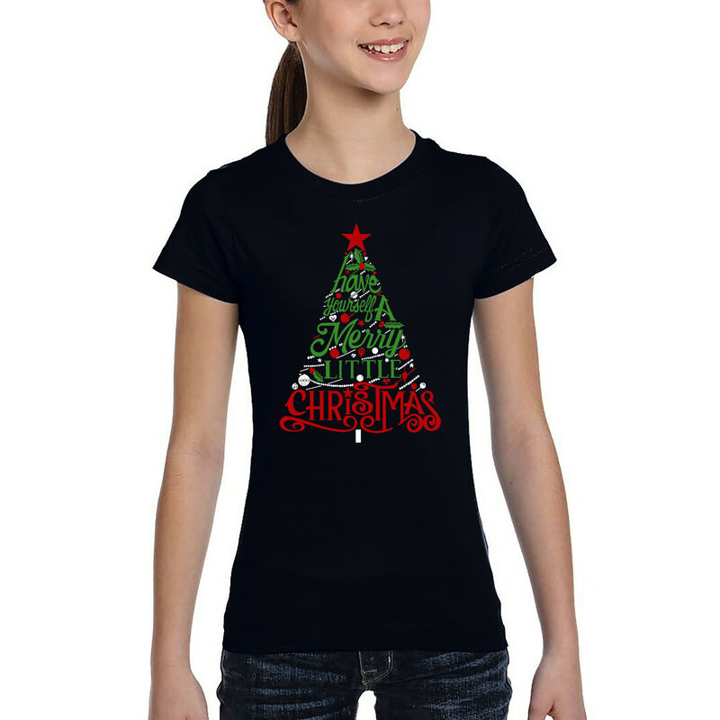 Camiseta Word Art Para Ni&ntilde;a - Have Yourself A M... image number null