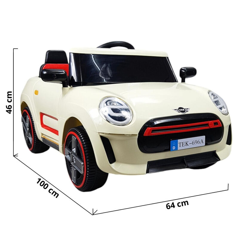 Carro Montable El&eacute;ctrico Ni&ntilde;os Cooper Con Contr... image number null