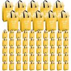 Paquete De 50 Bolsas De Regalo Addblu En Color Oro Con Asas