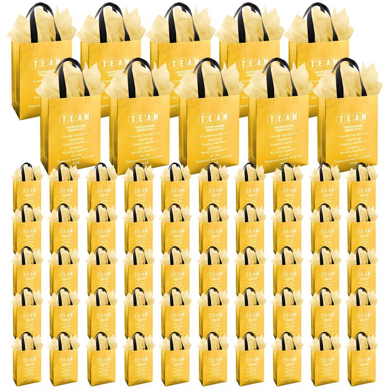 Paquete De 50 Bolsas De Regalo Addblu En Color ... image number null