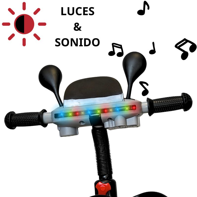 Triciclo para Ni&ntilde;os Torreta con Luz y Sonido Ru... image number null