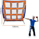 Red de Entrenamiento, Porter&iacute;a de Futbol, Americano 155 x 180 cm con 6 Bolsas Para Tiro