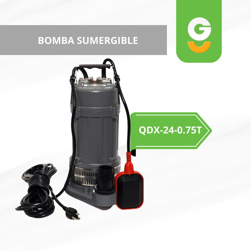 Bomba Sumergible Agua 1 Hp 750 W Igoto Qdx3-24-... image number null