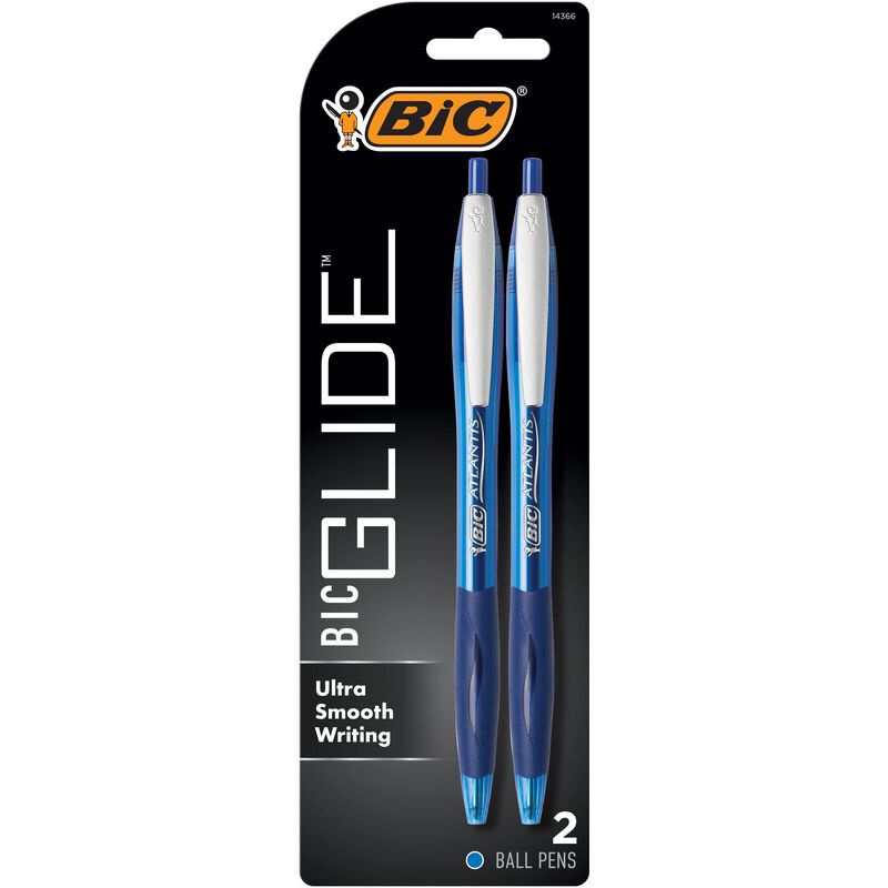 Bol&iacute;grafos Bic Glide Blue, Retr&aacute;ctiles, Tama&ntilde;o ... image number null