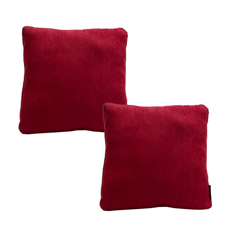 Set de 2 Cojines Dicasa ZitaOne Rojo image number null