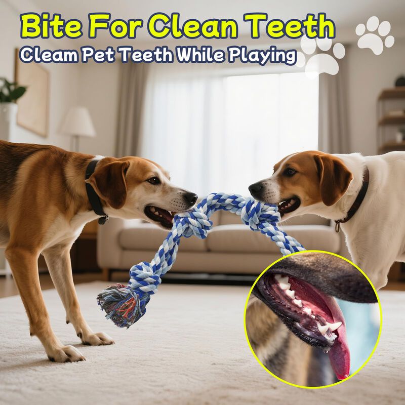 Juguetes De Cuerda Para Perros Rocfish Pack De ... image number null