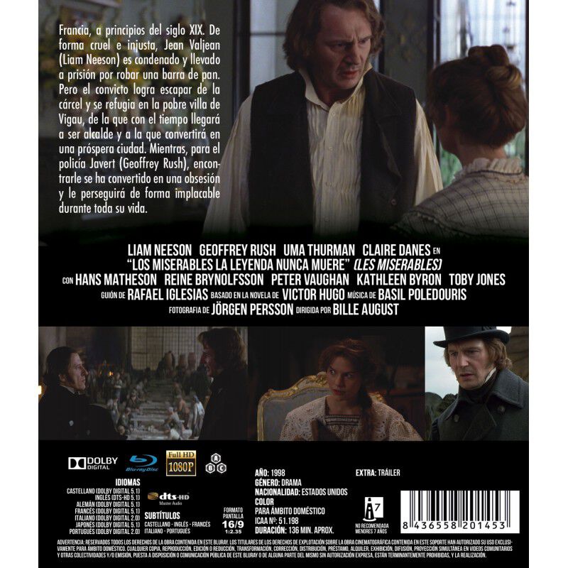 Los Miserables: La Leyenda Nunca Muere [blu-ray... image number null