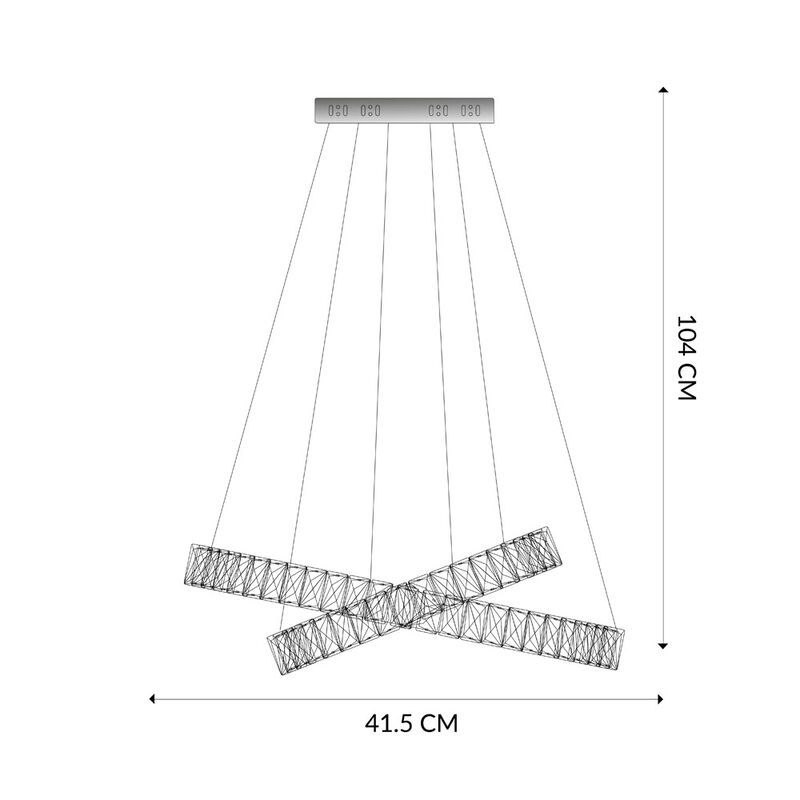 Colgante de Cristal Harlow  Mil Luces image number null