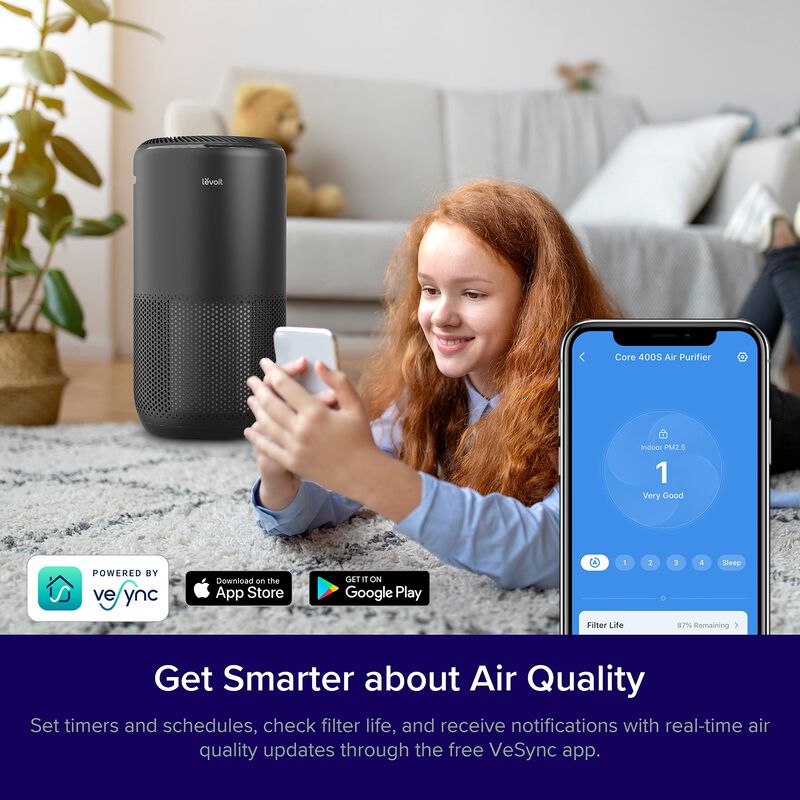 Purificador De Aire Levoit Core 400s Para Habit... image number null