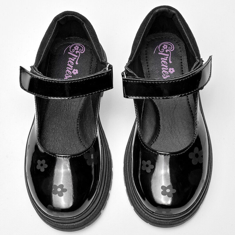 Trenesito Zapato para niña negro charol image number null