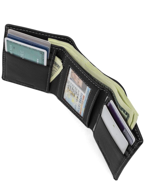 Billetera Trifold De Cuero Para Hombre Timberla... image number null