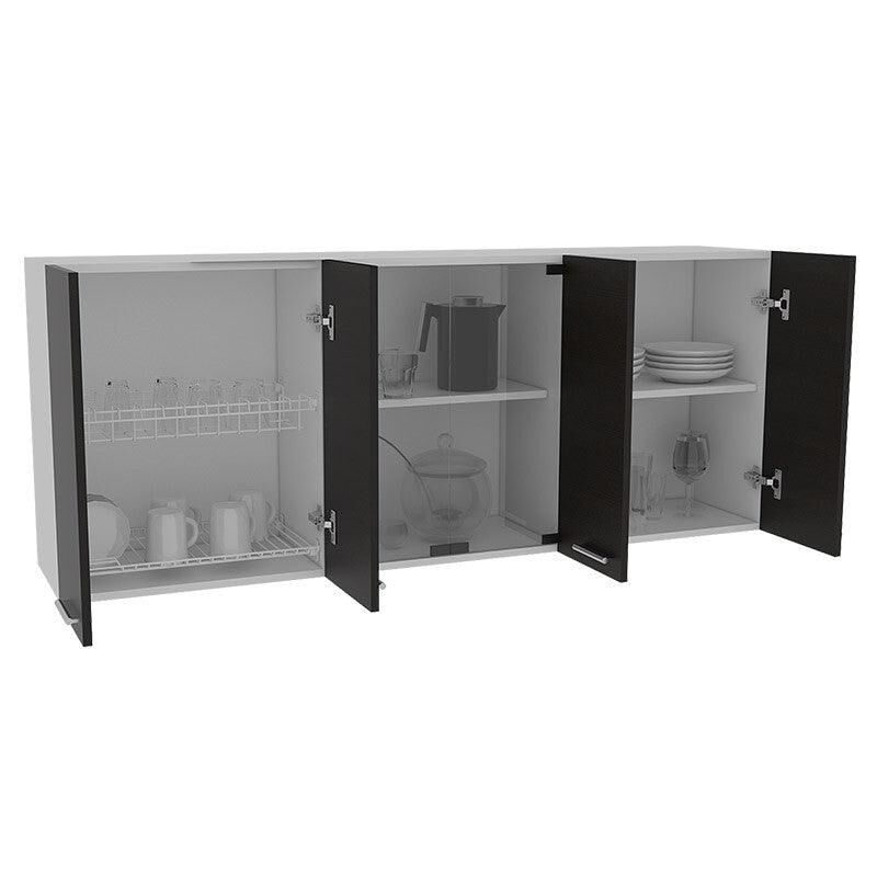 Gabinete Superior Vega color Blanco y Wengue Vi... image number null