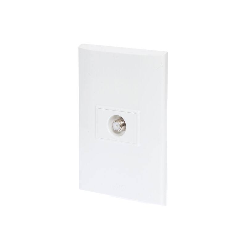 10 Pack Placa Armada con Toma Coaxial de T.V. d... image number null