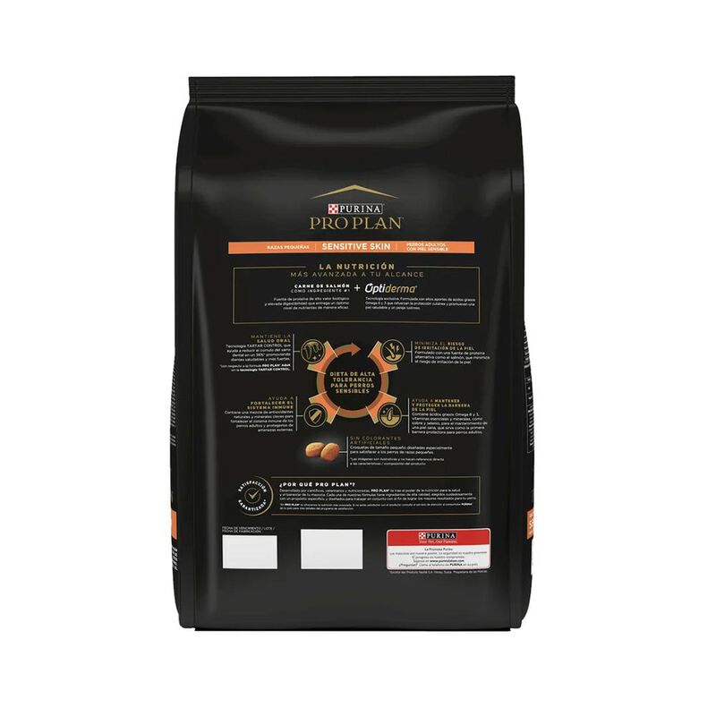 Pro Plan Sensitive Skin Adulto Raz Pequeñas 1 K... image number null