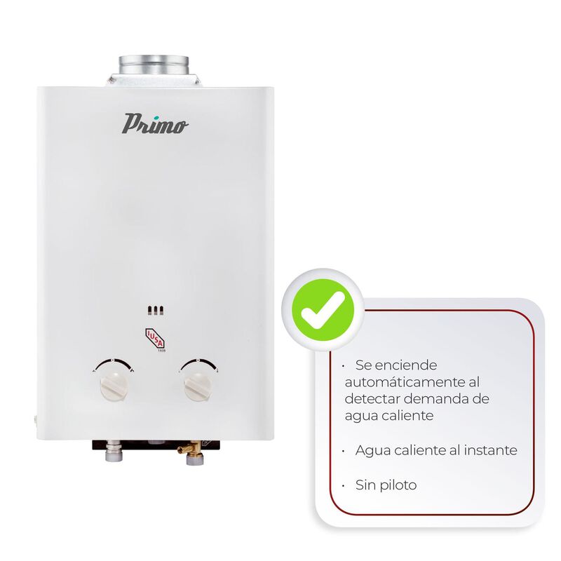 Calentador Instant&aacute;neo Primo 6 L Para Gas Natur... image number null