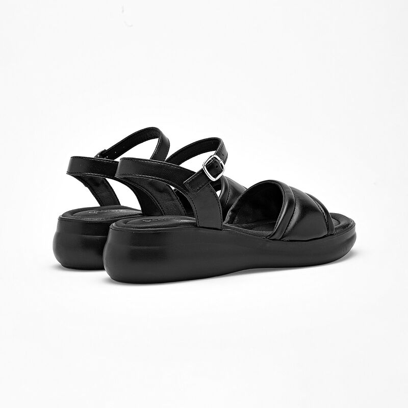 Green Love sandalia plataforma para mujer negro... image number null