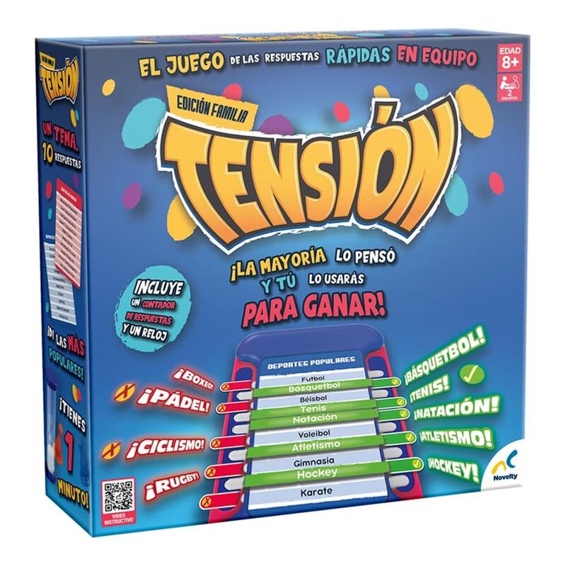 Juego De Mesa Tensi&oacute;n Novelty. Edici&oacute;n Familia image number null