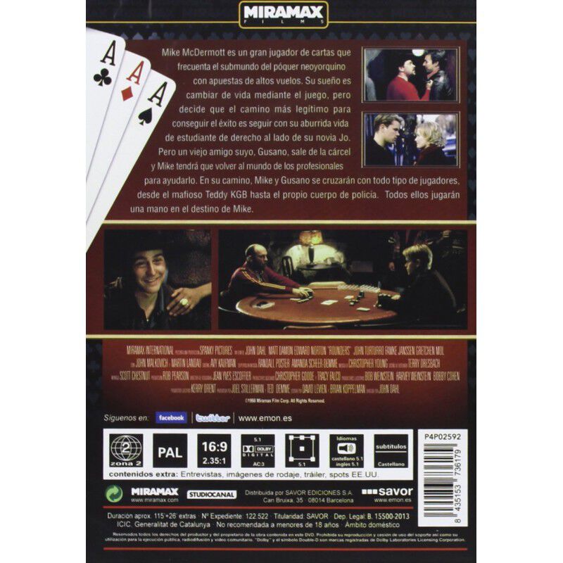 Rounders [DVD] (1998) image number null