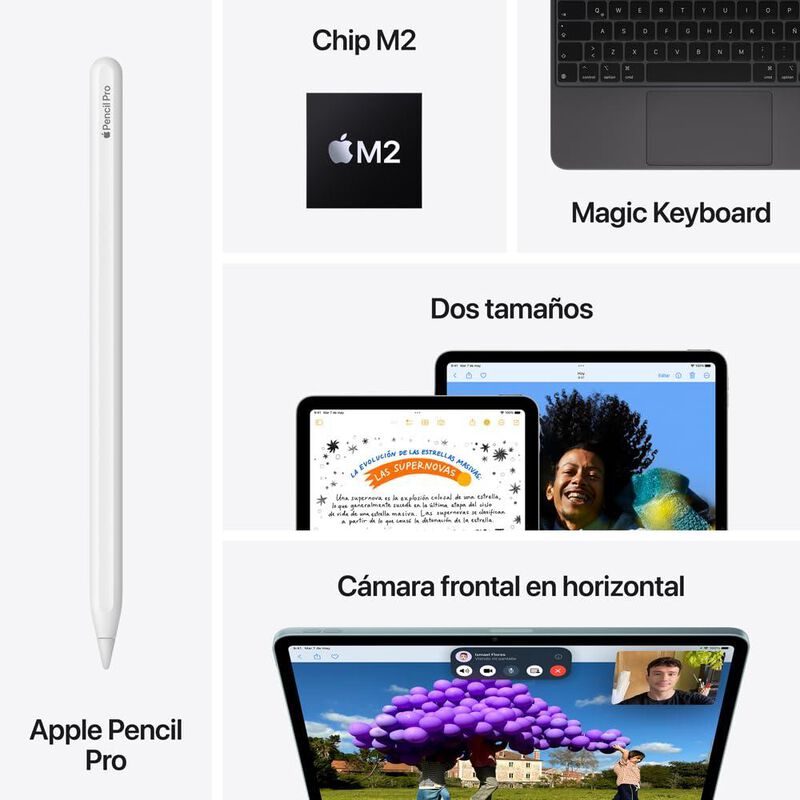 Apple iPad Air 6 Retina 13" 128gb WiFi + Cellul... image number null