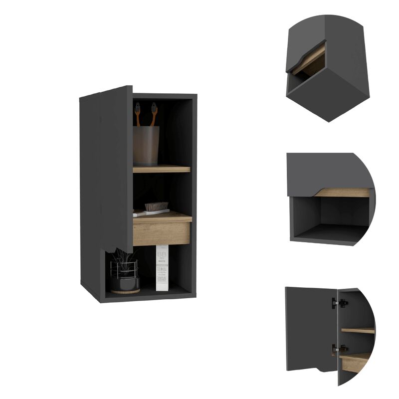 Gabinete de Baño Apolis Plata Oscuro y Café Cla... image number null