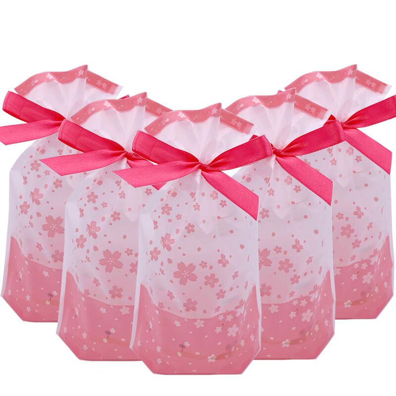 Bolsas De Regalo Vifome 24 Uds Rosa Sakura Con ... image number null
