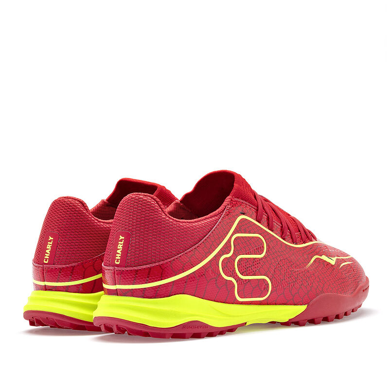 Charly tenis de f&uacute;tbol para hombre rojo cod 139... image number null