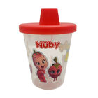 Vaso Entrenador Nuby Beb&eacute;s Llorones 7oz Rojo