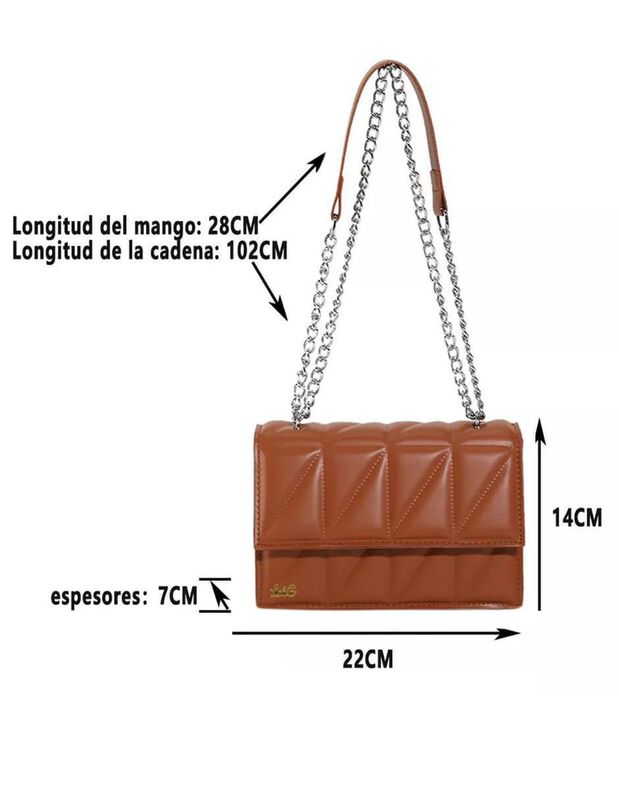 Bolsa Crossbody Pink Brule Para Mujer image number null